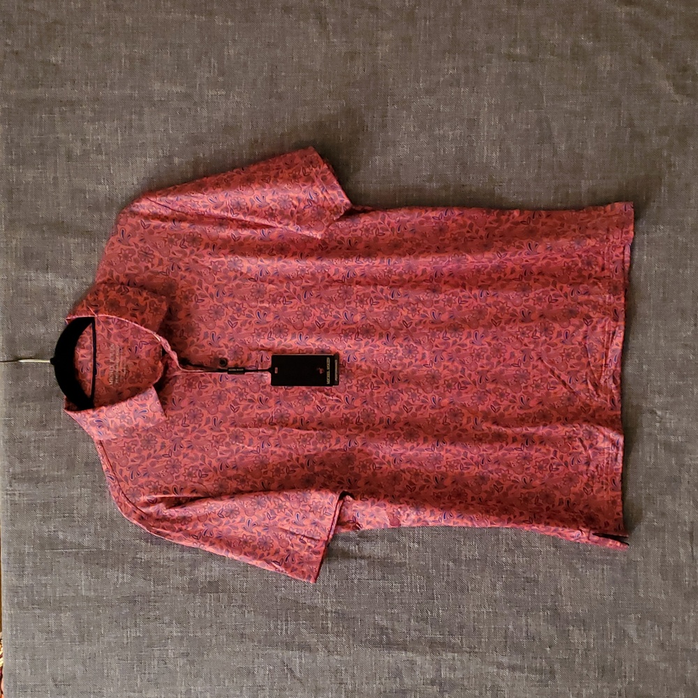 Michael Rouen Paisley Cooling Sport Golf Polo